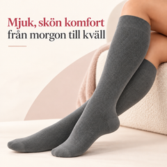 Kompressionsstrumpor i bambu – vid modell